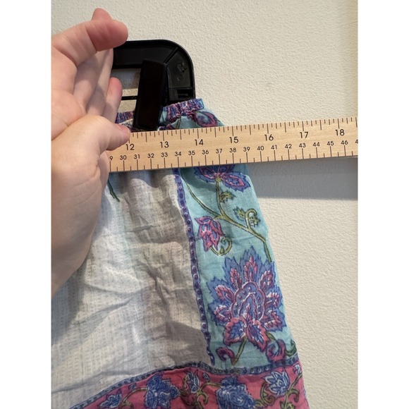 Bell By Alicia Shorts Small Floral‎ Boho Lightweight Festival Lounge Summer Blue - Picture 3 of 4